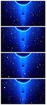 炫酷震撼慢速黑色星空