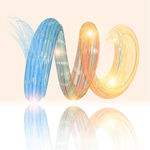 扭曲光线光影几何图形线条