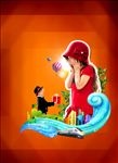 促销海报 小孩