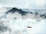 新中式山水禅意山水云海装饰画