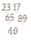 创意金属质感数字