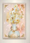3D精品玉雕花瓶背景墙