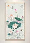 新中式荷花装饰画