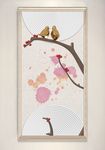 现代简约树枝小鸟水彩风装饰画