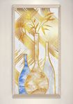 现代质感简约浮雕花瓶装饰画
