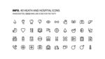 40种医疗健康器材图标