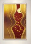 现代金色飞鸟简约装饰画
