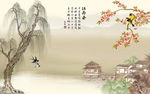 新中式背景墙