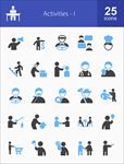 客服服务头像小人图标icons