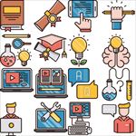 卡通标签可爱图标icons