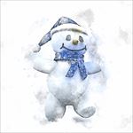 卡通雪人