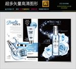 最新高档化妆品画册内页精油海报