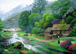 乡村油画