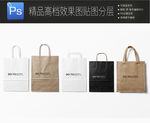 白色时尚VI展示样机一键贴图