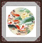 荷花装饰画