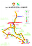 神农架马拉松路线图