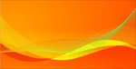 桔色曲线背景