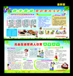 秋季健康宣传展板