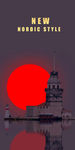 北欧装饰画玄关