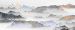 新中式水墨山水画