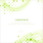 矢量绿色几何环保天然广告海报背