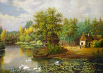 乡村油画