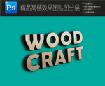 高档标志样机一键贴图