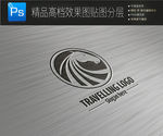 高档标志样机一键贴图