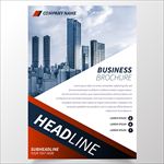 现代金融商务地产海报