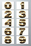 金属数字