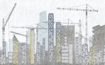 北欧城市建筑现代背景墙