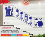 公安楼梯文化墙