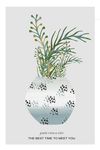 手绘小清新植物创意装饰画