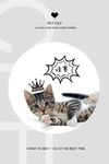 可爱动物猫咪创意装饰画