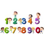 卡通数字