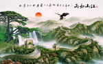 万里长城背景墙