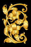金色花纹