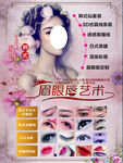 眉眼唇海报