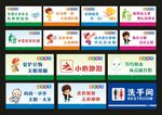 洗手间标示牌