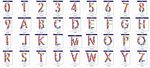 彩色数字 数字 扭曲数字 造形