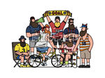 足球单车滑板青年街头运动会插图