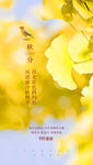 二十四节气秋分微信朋友圈海报