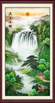 竖幅山水画