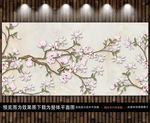 玉兰花鸟