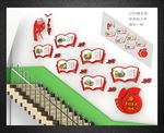 乡村振兴楼梯文化墙