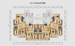 高清 家装户型图 户型模版