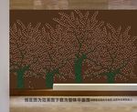 发财树电视背景墙