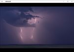 雷雨闪电乌云