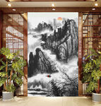 简约山水