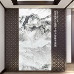 大理石玉石山水
